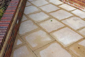 After Pressure Tech cleaned the patio in Ightham