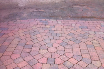After Pressure Tech cleaned the driveway in Kent
