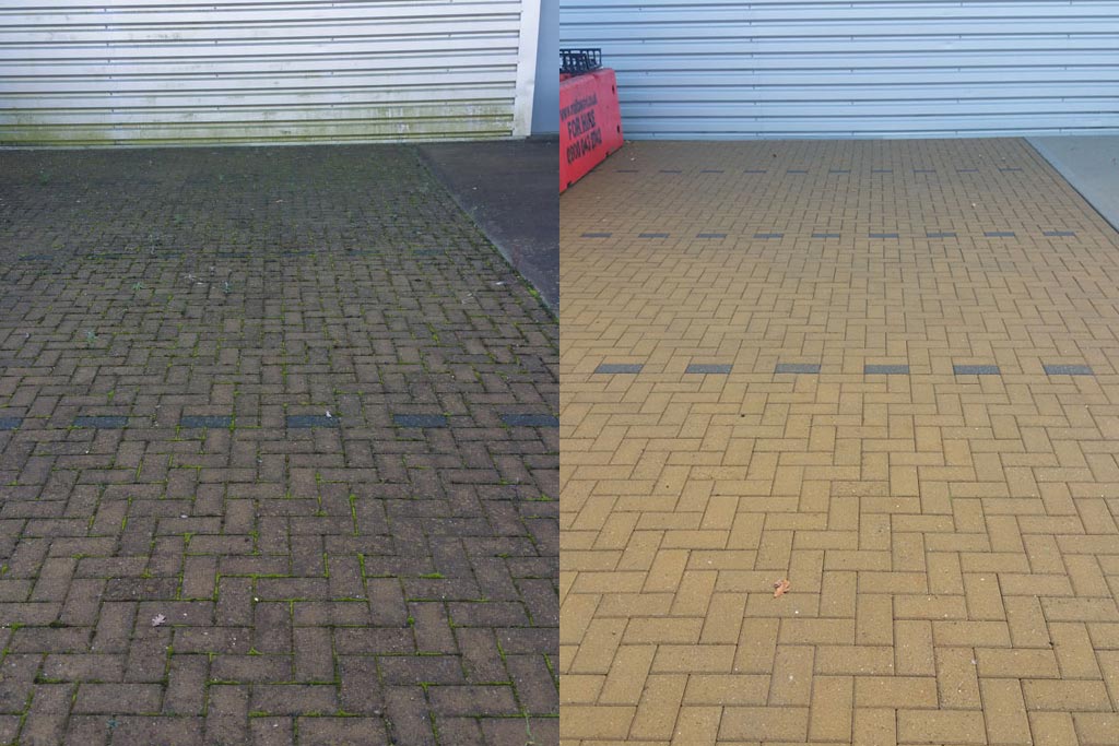 Car park pressure washing in Sevenoaks