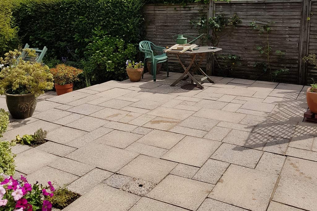 patio jet washing in Sevenoaks