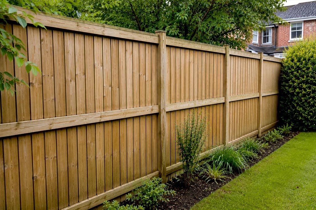 wooden fencing cleaning