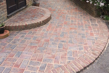 After Pressure Tech cleaned the patio blockpaving in Chipstead