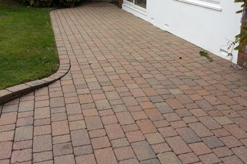 After Pressure Tech cleaned the patio in Southborough